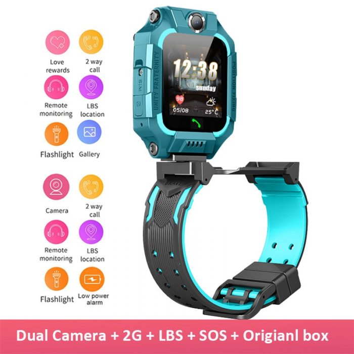 Q19 Kids Smart Watch LBS Position Q12 Baby Smart Watch Dual Camera SOS Phone Watch Voice Chat Smartwatch Children's Watch Gift