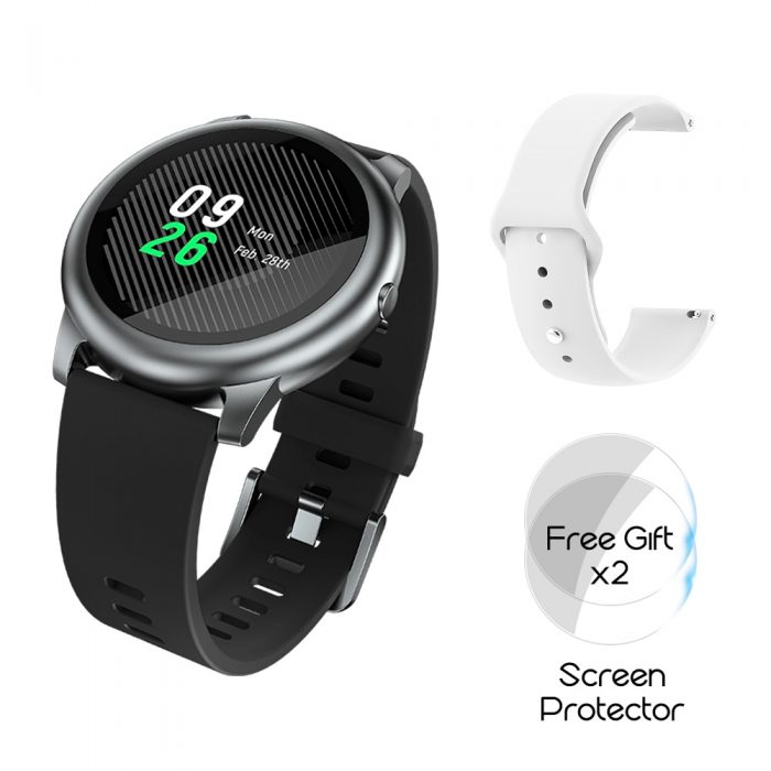 Solar LS05 Smart Watch Sport Metal Heart Rate Sleep Monitor IP68 Waterproof iOS Android Global Version for Xiaomi YouPin